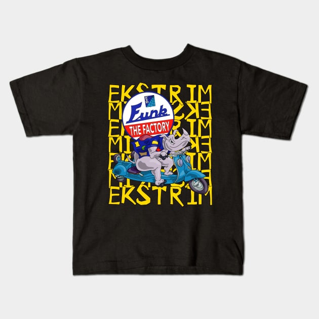 Funk Da Factree Kids T-Shirt by FullTuckBoogie